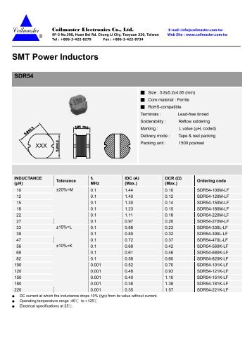 SMT Power Inductors