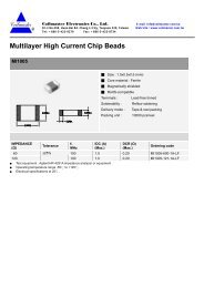 Multilayer High Current Chip Beads