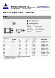 Multilayer High Current Chip Beads