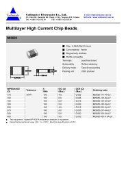 Multilayer High Current Chip Beads