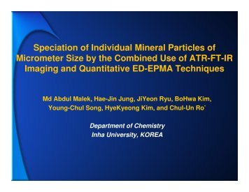 Speciation of Individual Mineral Particles of Micrometer Size by the ...