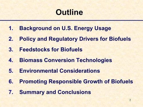 Biofuels: Optimism and Concerns - Desert Research Institute