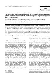 Characterization of the Co film deposited by MOCVD using dicobalt