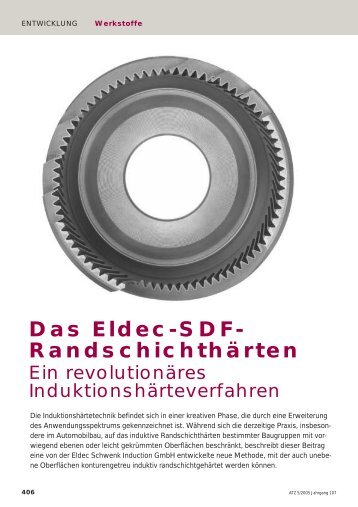 Das Eldec-Sdf- Randschichthärten