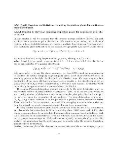 Multiattribute acceptance sampling plans - Library(ISI Kolkata ...