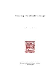 Some aspects of toric topology - Library(ISI Kolkata) - Indian ...