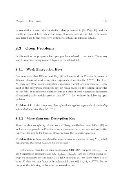 Cryptanalysis of RSA Factorization - Library(ISI Kolkata) - Indian ...