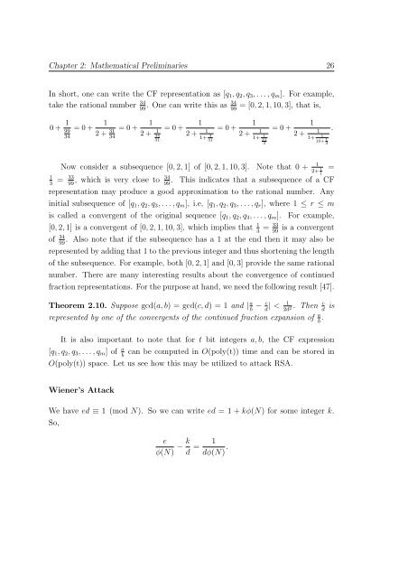 Cryptanalysis of RSA Factorization - Library(ISI Kolkata) - Indian ...