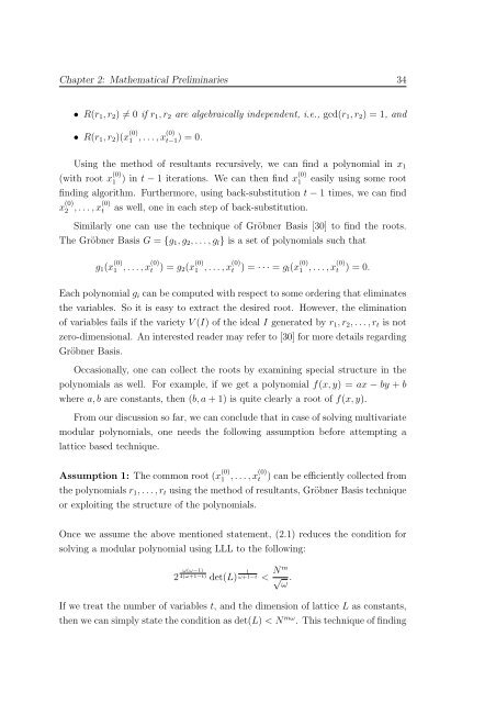 Cryptanalysis of RSA Factorization - Library(ISI Kolkata) - Indian ...