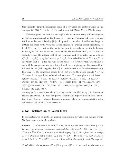 Cryptanalysis of RSA Factorization - Library(ISI Kolkata) - Indian ...