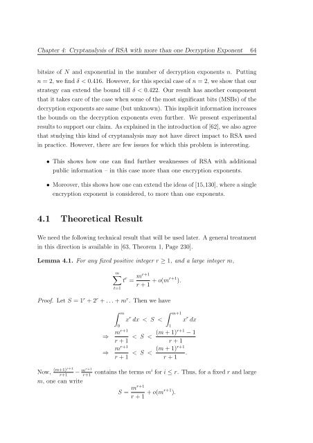 Cryptanalysis of RSA Factorization - Library(ISI Kolkata) - Indian ...