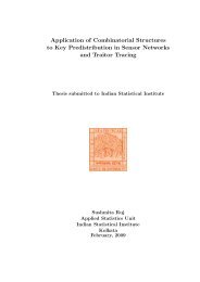 Application of Combinatorial Structures to Key Predistribution in ...