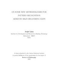 on some new methodologies for pattern recognition aided by self ...