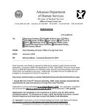 Notice of License Renewal – ALF/RCF/ADC/ADHC/PAHI - Arkansas ...