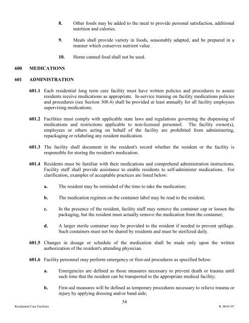 AUTHORITY The following rules and regulations for the - Arkansas ...