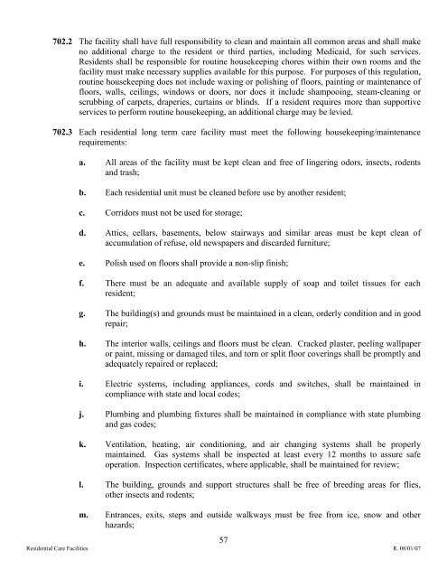 AUTHORITY The following rules and regulations for the - Arkansas ...