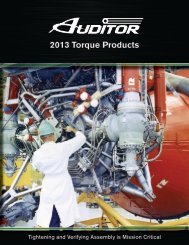 Auditor 2013 Torque Products Brochure - Aimco-solutions.com