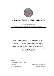 Tesi - Computer Engineering Group - Università degli studi di Parma