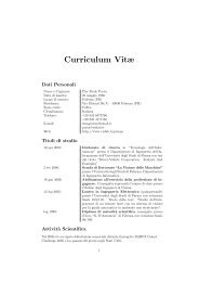 Curriculum Vitæ - Computer Engineering Group