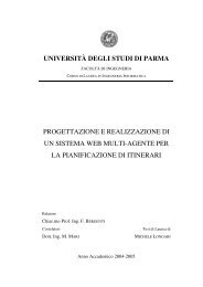 stralcio della tesi - Università degli studi di Parma