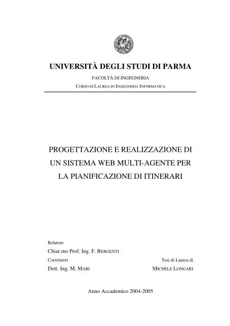 stralcio della tesi - Università degli studi di Parma