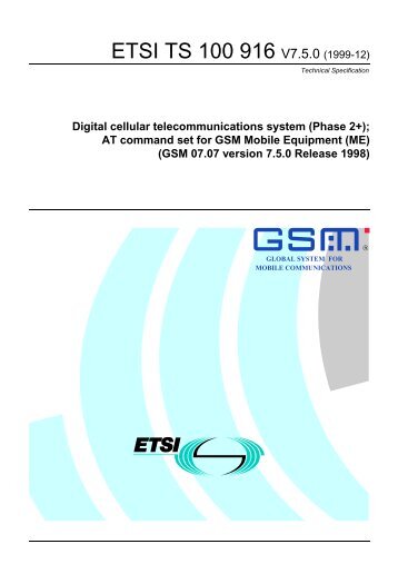 TS 100 916 - V7.5.0 - Digital cellular telecommunications ... - ETSI