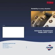 Automatic Transmission Fluids (ATF) 1 / 2011 - Fuchs