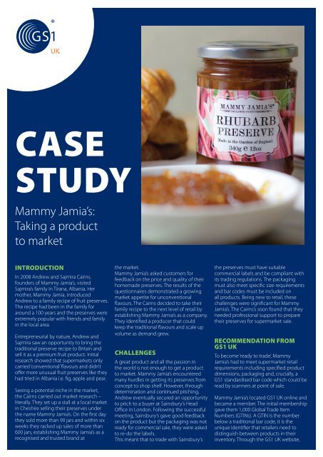 Download the full case study - GS1 UK