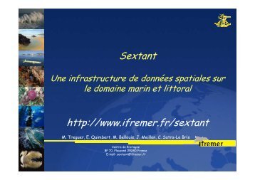 Sextant http://www.ifremer.fr/sextant