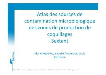 Atlas national des sources de contamination ... - Ifremer