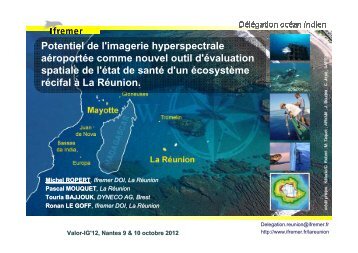 Potentiel de l'imagerie hyperspectrale aÃ©roportÃ©e comme ... - ifremer