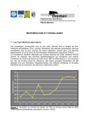 MICROBIOLOGIE ET COQUILLAGES - ifremer