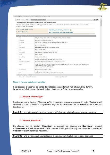 Guide pour l'utilisation de Sextant - ifremer