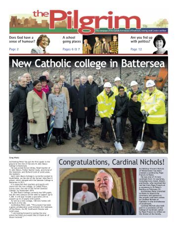 Issue 25 - The Pilgrim - March 2014 - The newspaper of the Archdiocese of Southwark