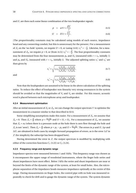 Flute acoustics: measurement, modelling and design - School of ...