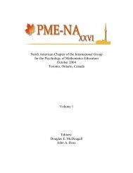 Vol. 1 - PME-NA