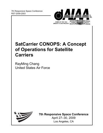 SatCarrier CONOPS: A Concept of Operations for Satellite Carriers