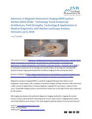 JSB Market Research: Advances in Magnetic Resonance Imaging (MRI) System Market