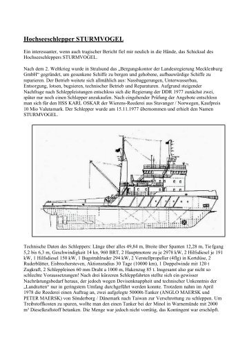 Hochseeschlepper STURMVOGEL