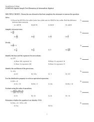 Algebra.tst - TestGen