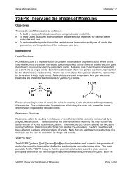 VSEPR Procedure - Santa Monica College