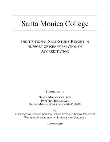 Self Study - Santa Monica College