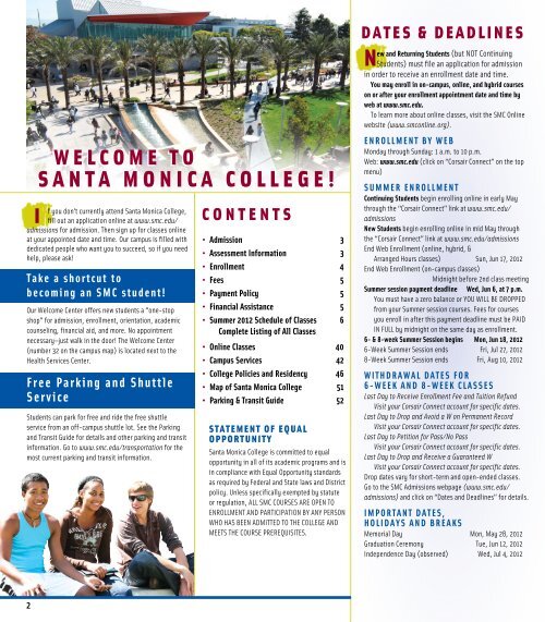 2012_Summer_Schedule - Santa Monica College