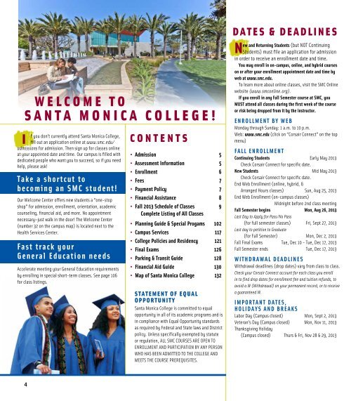 Fall 2013 PDF Format - Santa Monica College