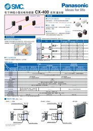 Panasonic CX-400 sensor 松下神視小型光電傳感器 - SMC ...