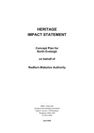 HERITAGE IMPACT STATEMENT - SMDA - NSW Government