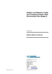 Redfern and Waterloo Traffic and Transport Context - SMDA - NSW ...
