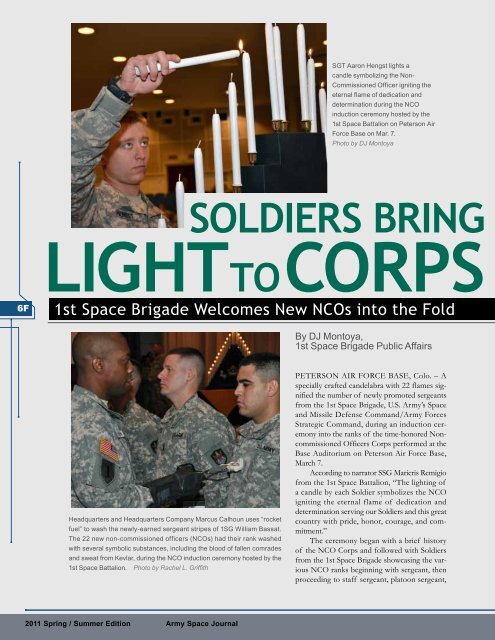 Spring 2011 - Space and Missile Defense Command - U.S. Army