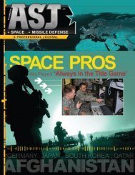 2012 Winter - Space and Missile Defense Command - U.S. Army