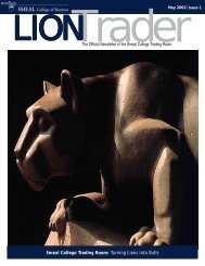 Smeal College Trading Room: Turning Lions into Bulls |